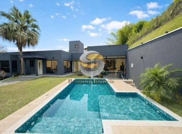 Casa · 274m² · 4 Quartos · 4 Vagas · 4 dormitórios, 3 suítes, 90% térrea, salão gourmet, piscina, estúdio..