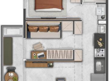 Apartamento de 2 quartos, São Paulo · Pronto pra morar Apartamento com 2 quartos de 40 m² e vaga à venda em Vila Mariana