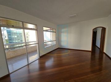 Sala de estar · Apartamento de Luxo para Locação em Belo Horizonte - 4 Quartos, 2 Suítes, 3 Salas, 5 Banheiros, 3 Va