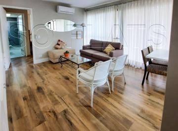 Apartamento · 49m² · 1 Quarto · 1 Vaga · Apartamento Mobiliado na Vila Madalena com Suíte Próximo ao Metrô e Pinheiros