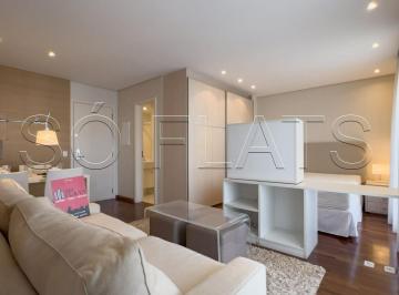 Apartamento · 48m² · 1 Quarto · 1 Vaga · Lindo flat e totalmente mobiliado na Vila Nova Conceição ao lado do Pq Ibirapuera. Consulte-nos.