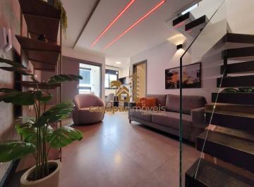 Apartamento · 86m² · 1 Quarto · 1 Vaga · Cobertura à Venda com 84,60m², Mobiliada e Decorada com Espaço Gourmet