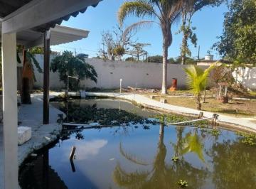 Foto 01 · Chácara de luxo em Itanhaém-SP, bairro Bopiranga: 1 quarto, 1 sala, 3 banheiros, 4 vagas de garagem,