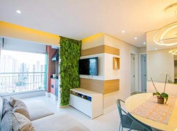 Apartamento · 53m² · 2 Quartos · 2 Vagas · Apartamento à venda na Vila Alzira em Santo André | 2 dorms, 1 suíte, varanda gourmet e 2 vagas