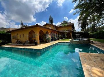 Casa · 453m² · 4 Quartos · 5 Vagas · Casa de Alto Padrão para Locação R$ 12.000,00 no Condomínio Lago Azul – Araçoiaba da Serra/SP