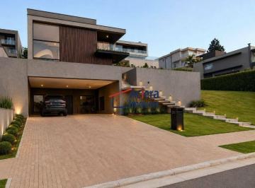37690d17e86f3c9c26ddf11a9eddcddeda4ce89a · Casa Moderna com 4 Dormitórios, Elevador e Vista Privilegiada à venda, 397 m² - Alphaville Granja Vi
