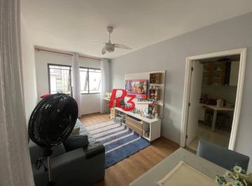 58f8d9b6dbca0f80daffd34174a59df654a56be4 · Apartamento com 1 dormitório para alugar, 58 m² por R$ 3.500,02/mês - Marapé - Santos/SP