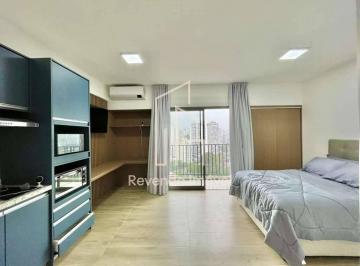 Apartamento · 29m² · 1 Quarto · 1 Vaga · Studio MOBILIADO e EQUIPADO c/ lazer e serviços - Aeroporto Congonhas!