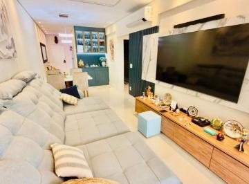 Apartamento · 84m² · 2 Quartos · 2 Vagas · Apartamento 2 suites à Venda na Ponta da Praia | Andar Alto | Vista Livre | Santos