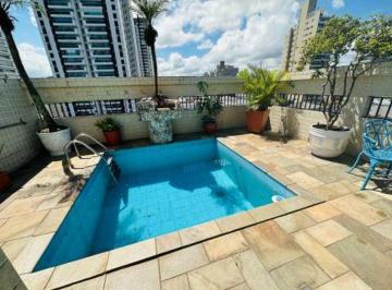 Apartamento · 320m² · 3 Quartos · 4 Vagas ·  Cobertura em Santos, Cobertura com 3 dorms, Cobertura à Venda Pompéia, Cobertura à Venda com 3 dorm