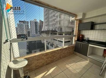 Apartamento · 57m² · 2 Quartos · 1 Vaga · Apartamento com 2 dormitórios para alugar, 57 m² por R$ 3.500,02/mês - Vila Guilhermina - Praia Gran