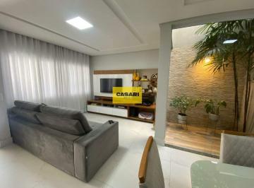 Casa · 171m² · 3 Quartos · 4 Vagas · Sobrado de Alto Padrão no Bairro Assunção em São Bernardo do Campo: Sustentabilidade e Conforto