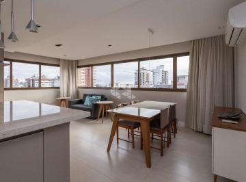 Apartamento · 90m² · 2 Quartos · 2 Vagas · APARTAMENTO MOBILIADO 2 DORMITÓRIOS 1 SUÍTE E 2 VAGAS NO PETROPÓLIS