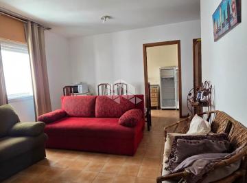 Apartamento · 75m² · 2 Quartos · 1 Vaga · Apartamento 2 dormitórios, banho social, mobiliado, churrasqueira e área de serviço separada, com bo
