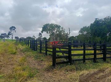 Curral principal equipado com brete e balança eletrônica, proporcionando controle rigoroso de pesagem e gestão da arroba. · Fazenda 152 Alq Crixás - GO | Pecuária de Alta Performance
