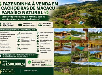 Rural de 3 quartos, Cachoeiras de Macacu · Linda propriedade ( Fazenda) em Cachoeiras de Macacu RJ 116 - Oportunidade!!!