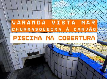 Apartamento de 2 quartos, Mongaguá · Apartamento varanda com churrasqueira á carvão - Piscina na cobertura