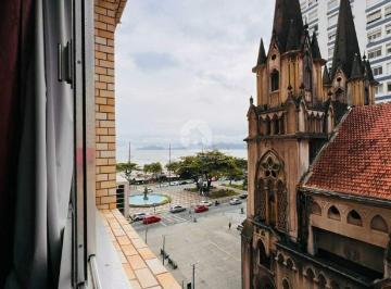 Apartamento · 66m² · 2 Quartos · 1 Vaga · Apartamento com 2 quartos vista mar no Embaré em Santos 