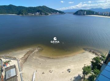 Vista da Sala · Apartamento para aluguel no Boa Vista em São Vicente.