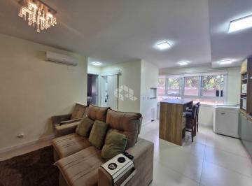 Apartamento · 54m² · 2 Quartos · 1 Vaga · Apartamento térreo com 2 dormitorios e churrasqueira no Fãtima.