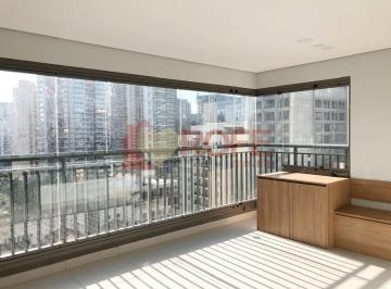 Apartamento · 94m² · 3 Quartos · 1 Vaga · Apartamento de 94 m² com 3 dormitórios, 1 suíte e 1 vaga para locação em prédio novo no Brooklin.