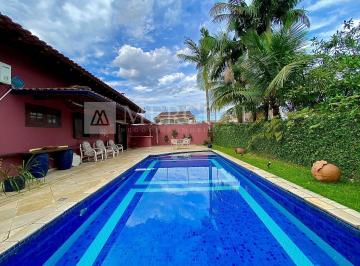 3f8d7c207f00485d5d37be48249293711eeb61da · Casa à venda em condomínio fechado no Guarujá, Praia da Enseada, 5 Suítes, Jardim e lazer privativo