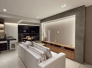 Apartamento · 123m² · 3 Quartos · 2 Vagas · Apartamento Alto Padrão mobiliado para locação com 3 suítes - Level Alphaville
