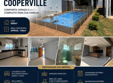 Casa de 2 quartos, Vicente Pires · CASA TÉRREA RECÉM REFORMADA À VENDA – CONDOMÍNIO COOPERVILLE - Sistema fotovoltaico instalado - Laje