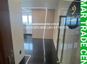 Foto 01 · Sala Comercial de Alto Padrão para Locação no Pina, Recife-PE  1 Vaga de Garagem  46,00 m² de Área -