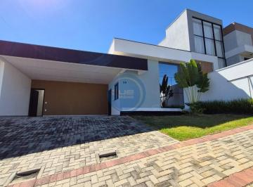 Fachada com paisagismo · Imóvel em Condomínio Fechado em Indaiatuba-SP, 3 Quartos, 3 Suítes, 1 Sala, 4 Banheiros, 4 Vagas, 19
