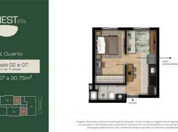 Apartamento de 1 quarto, Curitiba · REVENDA - Apartamento com 1 dormitório à venda, 30 m² por R$ 350.000 - Tingui- Curitiba/PR
