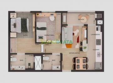 Apartamento · 53m² · 2 Quartos · 1 Vaga · VENDA | Apartamento, com 2 dormitórios em Zona 07, Maringá