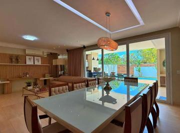 Apartamento · 296m² · 4 Quartos · 4 Vagas · Sobrado 4 Suítes, 296 m² Semi Mobiliado à Venda no Condomínio Mirante do Lago