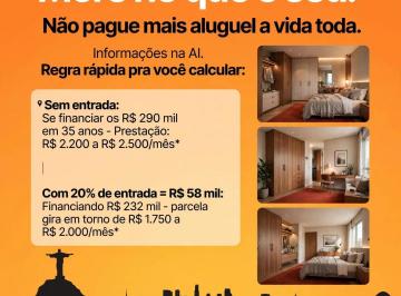 Apartamento 33m² Venda Glória · Não pague Aluguel o resta da vida- More na RUA da Glória, 228/303-Glória- RJ