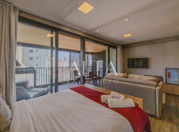 Apartamento · 49m² · 1 Quarto · 1 Vaga · Studio de 49m² completamente MOBILIADO à venda com 1 vaga no Itaim Bibi.