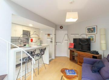 Apartamento · 46m² · 1 Quarto · 1 Vaga · Flat Duplex Mobiliado na Vila Nova Conceição Próximo ao Parque Ibirapuera