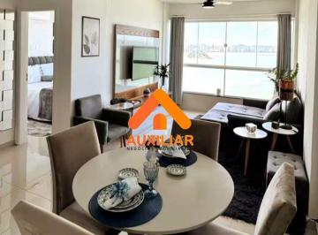 Apartamento · 42m² · 1 Quarto · 1 Vaga · Apartamento mobiliado à venda na Ilha Porchat em São Vicente com vista deslumbrante para o mar.