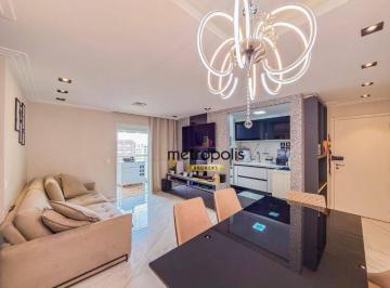 Sala · Apartamento com 3 dormitórios à venda, 82 m² por R$ 960.000,00 - Fundação - São Caetano do Sul/SP