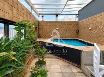 d7059d0e584922b4c74c3dbdd06d3eeddb1d2c2f · Cobertura com 4 dormitórios à venda, 219 m² por R$ 2.350.000,00 - Pompéia - Santos/SP