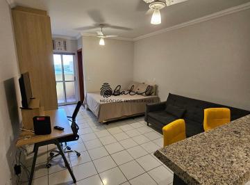 Apartamento · 32m² · 1 Quarto · 1 Vaga · Kitnet mobiliada para locação no bairro Nova Aliança com cozinha americana, 32,49 m² e vaga coberta