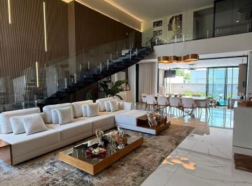 Casa · 435m² · 5 Quartos · 6 Vagas · Casa mobiliada de aluguel no Condomínio Alphaville Araguaia, Goiânia/GO