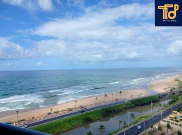 Apartamento · 64m² · 2 Quartos · 1 Vaga · Apartamento Frente mar, na orla de Jaguaribe, prédio novo, com 2 suites.