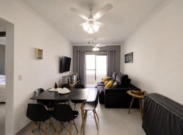 Apartamento · 58m² · 1 Quarto · 1 Vaga · Apto de 1 dorm, 100 metros da Praia, C/ SACADA, 58 m² de área útil, Bairro: GUILHERMINA.
