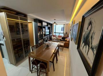 Sala para 02/ambientes · Apartamento MOBILIADO com 1 dormitório à venda, 38 m² por R$ 510.000 - Intermares - Cabedelo/PB
