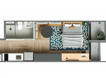 Apartamento , São Paulo · Studio NR na Planta no Nurban Conceição | 25,90 m² | Na Planta