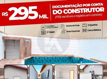 Casa · 90m² · 2 Quartos · 2 Vagas · Casa Padrão à Venda em Itanhaem com Piscina