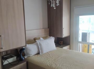 Apartamento de 1 quarto, Santos · COMPLETO ARMÁRIO EMBUTIDO AR + FOGÃO + FORNO + COIFA + AQUECEDOR + MESA