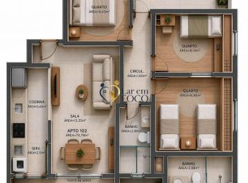 Apartamento de 3 quartos, Santa Luzia · 1034A. AP PRIVATIVA PARA VENDA, B. BOA ESPERANÇA, SANTA LUZIA