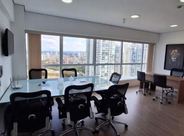 Comercial , Barueri · Sala Comercial Mobiliada para Aluguel – Edifício Brascan, Alphaville
