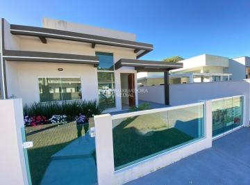 Casa · 125m² · 2 Quartos · Casa NOVA 2 dormitórios (1 suíte), no loteamento Lisboa 3 em Forquilhas São José - SC